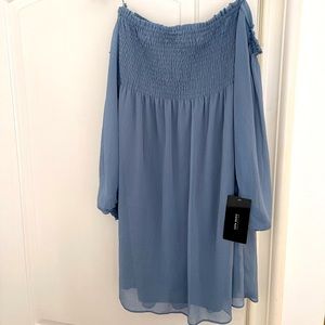 NWT Zara baby doll off the shoulder spring dress!